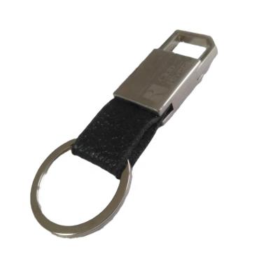 China Wholesale Bulk Handmade Eco-friendly Custom PU Leather Benz Car Brand Name Card Key Logo Keychain Ring Holder for sale