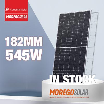 China Original Canadian Moregosolar Solar Power System Supply Solar Panels 530W 540W 550W High Power and Regular System for sale