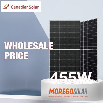 China Canadian Solar Power System Mono Solar Panel 440w 450W 455w Mono Solar Power Cells PV Solar Panel Price for sale