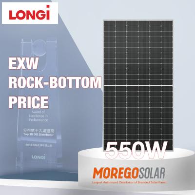 China Solar power system LONGI solar panel 120cells half cut 360w 365w 370w 375w 380w photovoltaic solar panel cost for sale