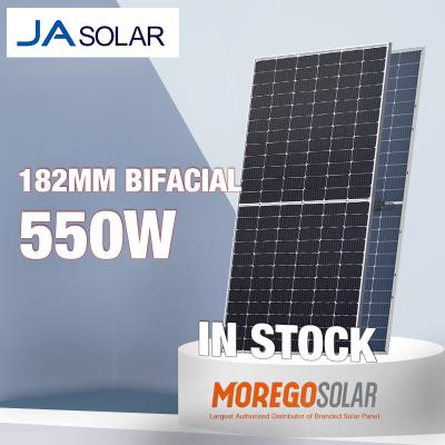 China JA Solar Power System Mono Solar Panel 530W 535W 540W 545W 550W Bifacial Solar Power Panels With TUV Certificate for sale