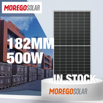 China Moregosolar Solar Power System High Quality Price Mono Cells 500W 495W 490W 505W Mono Cut Solar Panels Half Panel Solar Portatil Sudan for sale