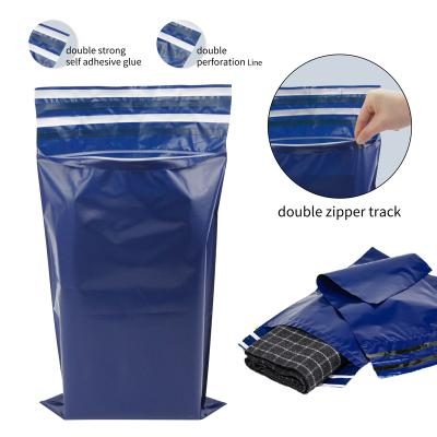 China Waterproof Recycled Mailing Mailing Mailer Mailer Bag Poly Postage Clothing Clothing Food Packaging Bag Plastic Custom Zip Lock For Clothing for sale