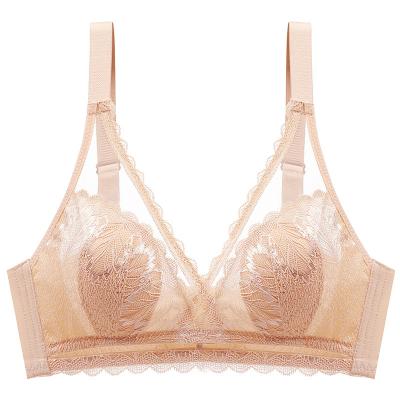 China Manufacturer good quality girls bra summer bra skin color lace thin thin thin hot QUICK DRY bra for sale