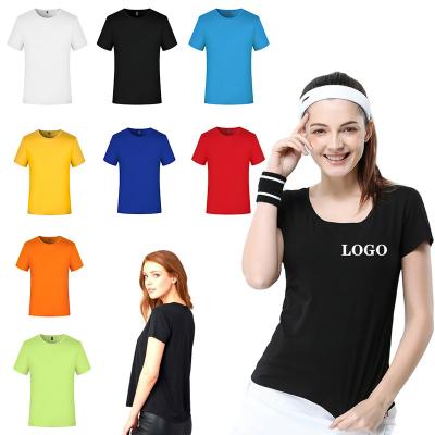 China QUICK DRY Plus Cotton Women's High Quality Tamano Camiseta Mujer Polyester T Shirts, Summer Custom Logo Women's Soft Pocket T-Shirt V Neck for sale