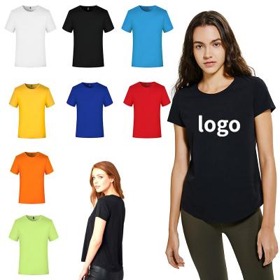 China QUICK DRY Plus Cotton Women's High Quality Tamano Camiseta Mujer Polyester T Shirts, Summer Custom Logo Women's Soft Pocket T-Shirt V Neck for sale