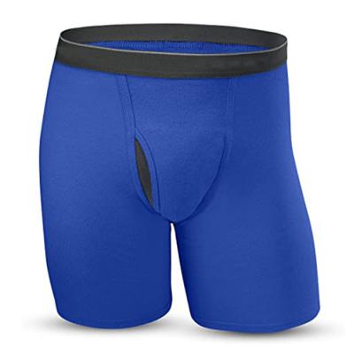 China Breathable Sports Tight Oval Briefs Pattern Anti-Wear Mens Boxers Long Length Sexy Tight Running Briefs For Boys for sale