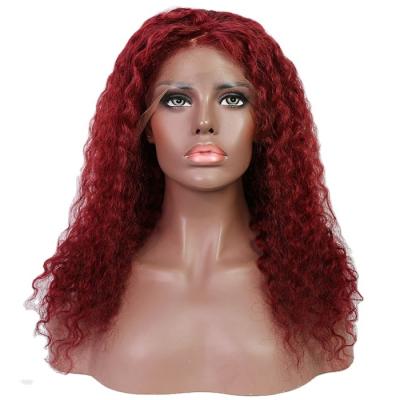 China Deep Wave A2 130% Lace Wig 13*4 Color Front Wig Customized Best Week Quality Human Hair Lace Front Wig for sale