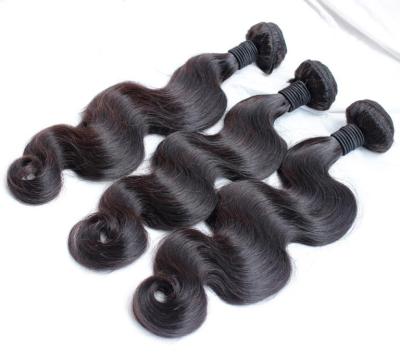 China Good Quality Durable Human Hair Double Weft Body Wave Weft Extensions for sale