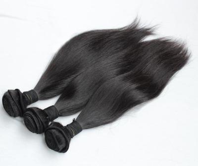 China Silky Straight Wave Double Weft 12to 28 Inch High Quality 100% Original Human Hair Unprocessed Pony Tails for sale