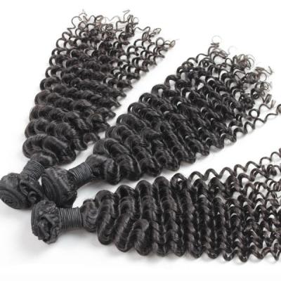 China Hot Selling Virgin Human Weft Jerry Curl Hair Weave Indian Double Curly for sale