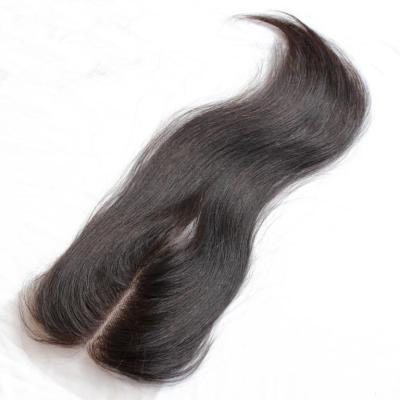 China Silky Straight Chinese Straight Wave Human Hair Lace Closure 4*4 10a for sale