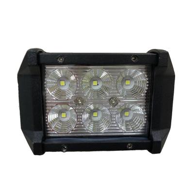 China Cheap Aluminum Alloy 18W LED Work Lugs Drive Light Bar IP67 Flood LED Work Lugs Driving Lamp Bar For Truck ATV UTV SUV for sale