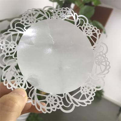 China Lovely Design Multi Color Viable Custom Bright Design Disposable Tableware Size Disposable Place Mats Blanket Coasters To Lace Up Paper Placemats for sale