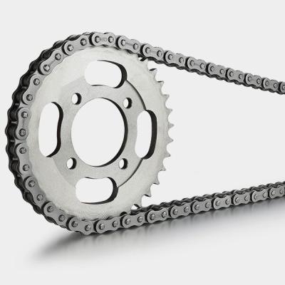 China Motorcycle transmission motorcycle sprocket and drive chain for sale