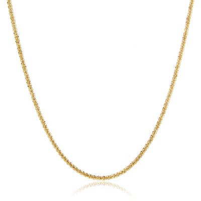 China FASHIONABLE Thin Gold Chain Necklace Designs Stainless Steel Cauliflower Chain Link Necklace Jewelry Women for sale