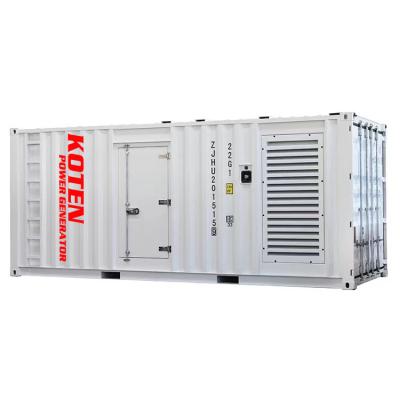 China Factory Sale Koten Direct Power 1250kVA 1000kw Diesel Generator 8 Hours Keep Running for sale