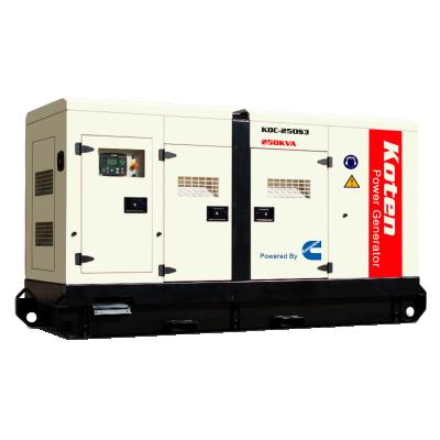 China For Sale 250kVA 200kw Diesel Generator Silent Type 8 Hours Keep Running for sale