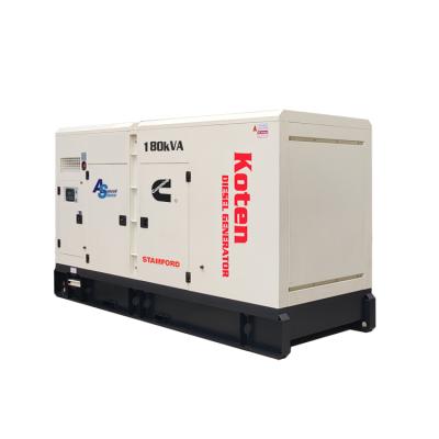 China Koten Power 144kW 180kVA Generator Price Powered By 8 Hours DCEC 6CTA8.3G2 Continue Running for sale