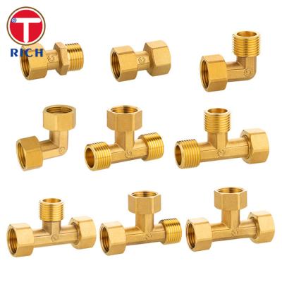 China Messing-Metallverdickte Verbindungsrohre und Fittings CNC Messing-Wasserreiniger Rohrfittings zu verkaufen