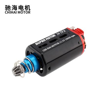 China Home Appliance Chihai Motor CHF-480With 26TPA 19000rpm Ball Bearing High Torque Motor For SLK AEG Gel Blaster for sale