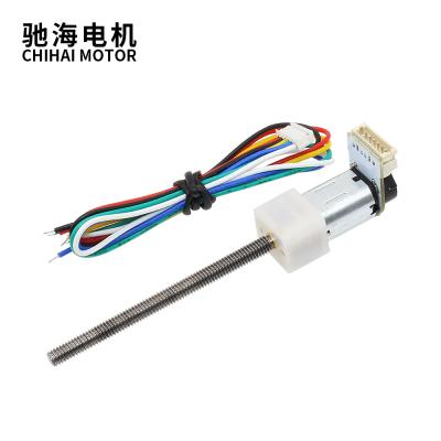 China Home Appliance Chihai Motor CHF-GM12-N20VA M4 Screw Shaft DC 3V 6V 12V 7PPR Encoder Motor Reducer for sale