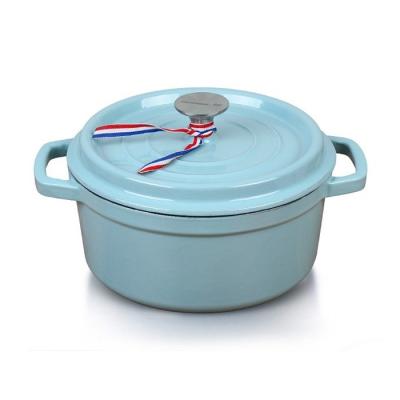 China Sustainable Hot Sale Customized Non Stick Cast Iron Enamel Pot Cassers And Baking Casserole Dishes for sale