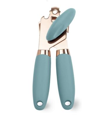 China Hot Selling Viable Hot Smooth Edge Manual Stainless Steel Professional Ergonomic Kitchen Tools Knock Can Opener Can Opener for sale