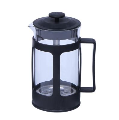 China WITH LID hot cheap amazon price 350 tip 600 800ml glass french press on nails french press coffee maker for sale