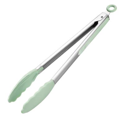 China Anti Scalding Viable High Quality Stainless Steel Grill Tongs Silicone Tongs Kitchen Tongs for sale