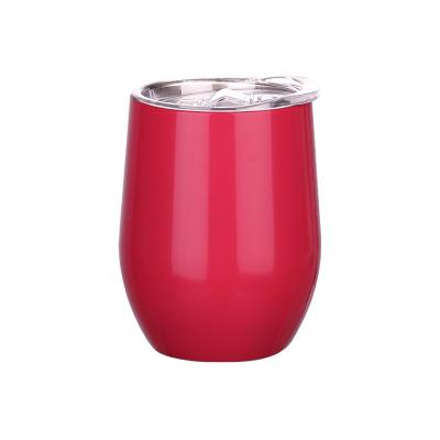 China Wholesale High Quality Viable Stainless Steel Vacuum Heat Insulation With Lid Egg Shape Egg Tumbler Coffee Cup Mug for sale