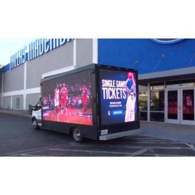 China 960x960mm cabinet 6500cd high brightness Nationstar SMD p5 outdoor mobile outdoor advertising truck led tv screen for sale