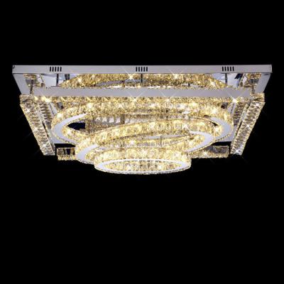 China Superskylite Crystal Lighting Fixtures Crystal Dinning Outdoor Ceiling Mounted Modern Crystal Lighting Decorative Lamp for sale