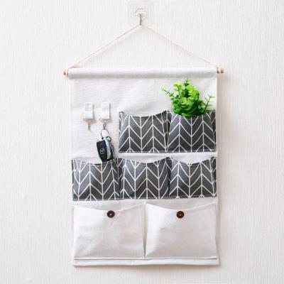 China Cotton Stocked And Canvas Hot Selling High Quality Storage Hanging Bag for sale