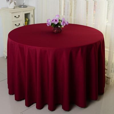 China Fancy waterproof tablecloth cover, solid polyester tablecloth for wedding restaurant party for sale