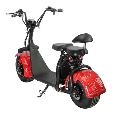 China Double Seat Hot Sale E Scooter EEC COC Lithium Battery Electric Scooter Adult Citycoco for sale