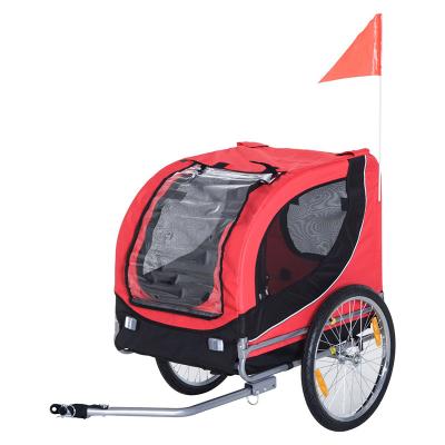 China Other Trailers Factory Manufacturers Direct Dog Bike Trailer/Car With Front Seat Cover Pet Trailer PT007 for sale