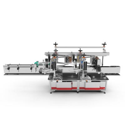 China Food Around Flat Bottle Automatic Digital Labeling Machine for sale