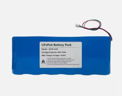 China 9.6V 12Ah wiederaufladbare zylindrische 32700 Lifepo4 Batterie für Solar Alarm System zu verkaufen