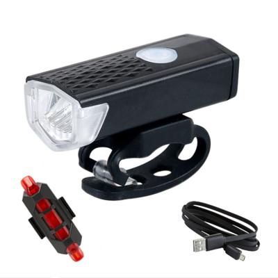 China Fashionable Hot Sale Torch Decoration Bicycle USB Rechargeable Front Head Light Cycle And Biking LED Bike Rear Light Splashproof Light for sale