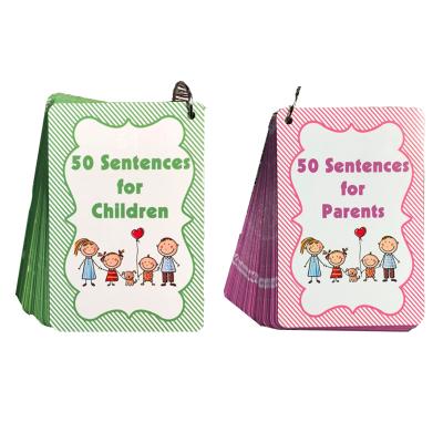 China Promotional Gifts Custom Teaching English Acoustics First Ring Flash Cards For Children Educational for sale