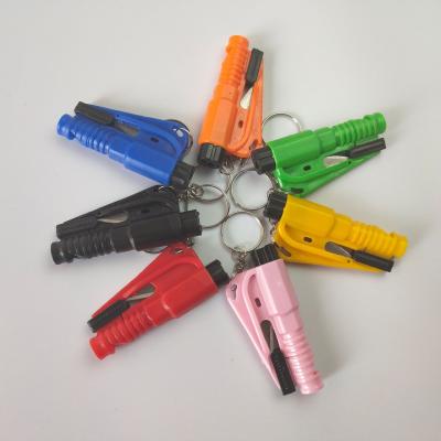 China Plastic Hammer Self Defense Break Emergency Key Chain For Women for sale