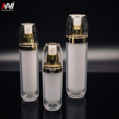 China BEAUTY PACKAGING new design skin care packaging 40g 60g oil bottles luxury frosted acrylic empty plastic bottle packaging 100g 120g for sale