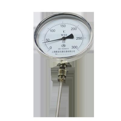 China Hot Sales High Accuracy Industrial Bimetallic Stainless Steel Thermometer Temperature Gauge for sale