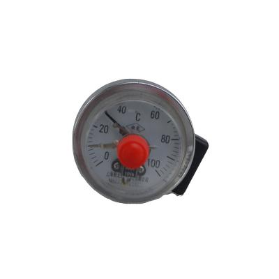 China High Accuracy Dial Heat Temperature Display Instrument With Adjustable Short Stem Bimetal Bimetal Thermometer for sale