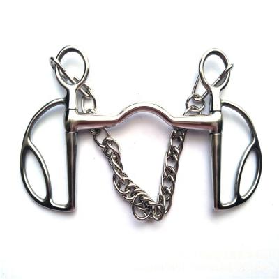 China Running Horse Stainless Steel Equestrian Horse Bit Racing Western Bit.Riding Bit H191 for sale