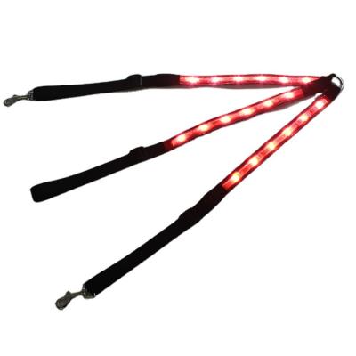 China Running Horse Led Harness Breast Light Flashing Motor Collar, Led Reflectrive Horse Chest Strap, Battery Mode H184 for sale