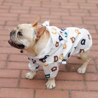 China Wholesale Puppies Viable Stock Dog Raincoat Bear Clothing Spring Small And Bee Raincoat And Summer Umbrella for sale