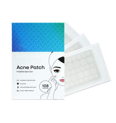 China Cleaner Pore Face Acne Pimple Patch With New Concept Acne Hydrocolloid 108dots Easy Clean Patchable Stickers for sale