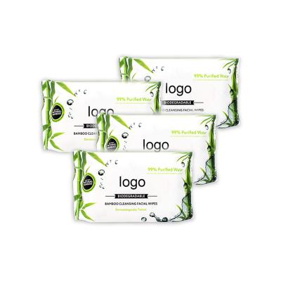 China Face Makeup Wipes Hot Selling Individual Private Label Makeup Remover Wipes Single Pack Unscented for sale